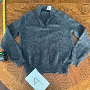 Boys Ralph Lauren Grey pullover‎ sweater NWT